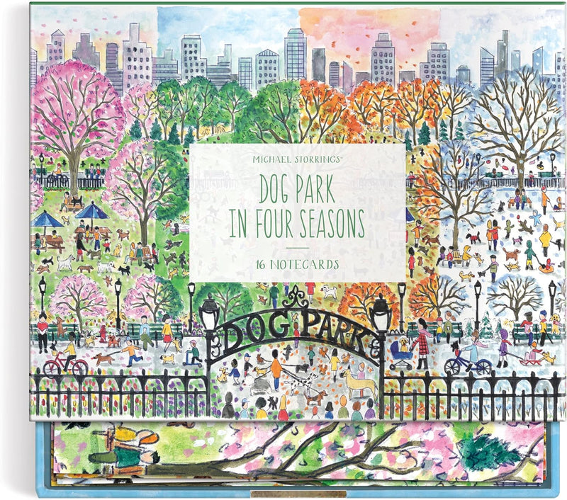 Notecard Greeting Assort Storrings Dog Park 4 Seas BOOK Chronicle  Paper Skyscraper Gift Shop Charlotte