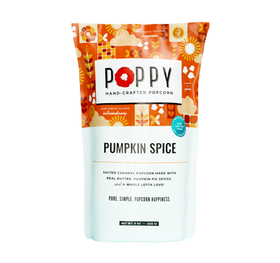 Pumpkin Spice Popcorn Food Poppy Handcrafted Popcorn  Paper Skyscraper Gift Shop Charlotte