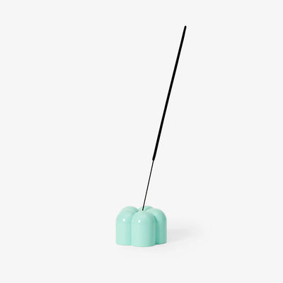 Poppy Candle + Incense Holder | Blue Candles Areaware  Paper Skyscraper Gift Shop Charlotte