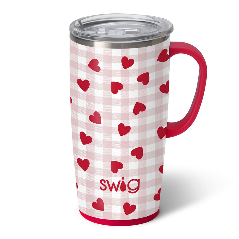 22 Oz | Red Hots Travel Mug Drinkware Swig  Paper Skyscraper Gift Shop Charlotte