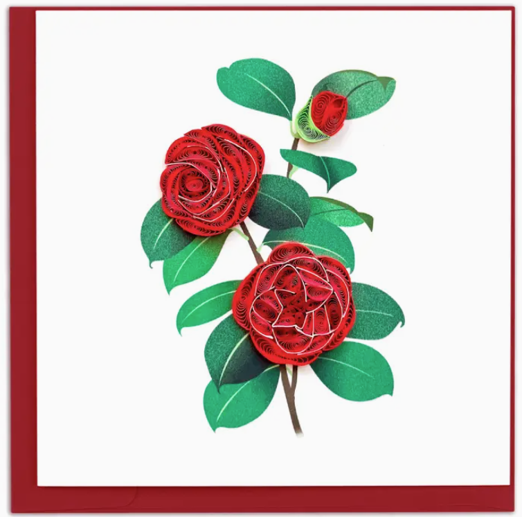 Camellia Card Cards Quilling Card Paper Skyscraper Gift Shop Charlotte