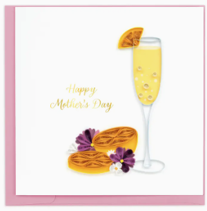 Quilled Mother's Day Mimosa Greeting Card Cards Quilling Card Paper Skyscraper Gift Shop Charlotte