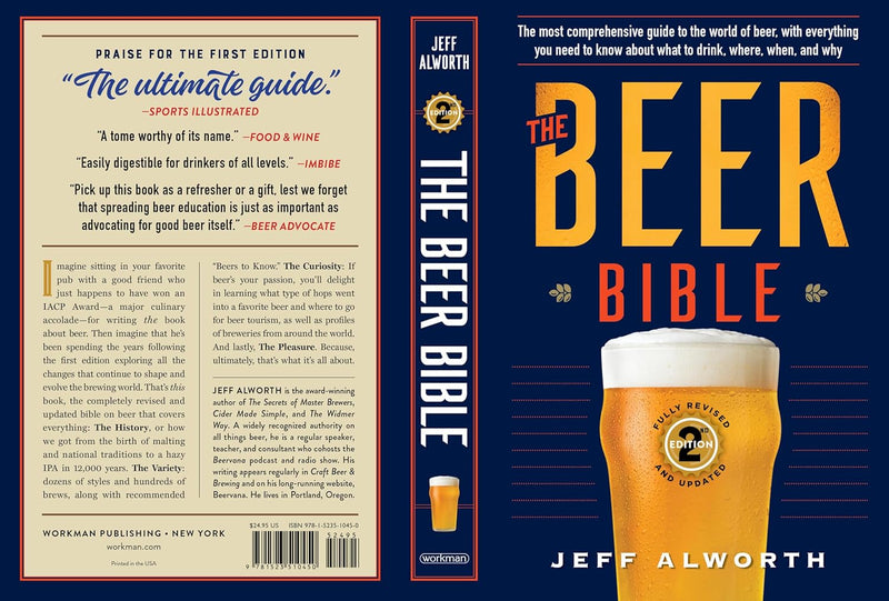 The Beer Bible: Second Edition (Revised) BOOK Hachette  Paper Skyscraper Gift Shop Charlotte