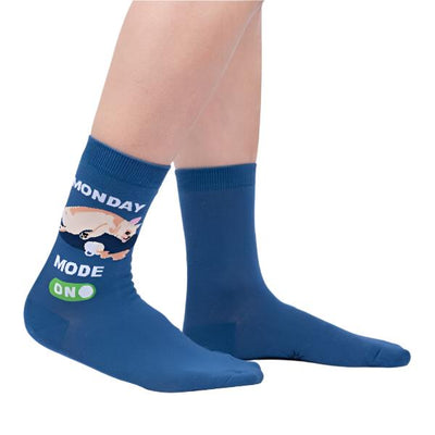 Women's Crew: Monday Mode, On Socks Sock It to Me  Paper Skyscraper Gift Shop Charlotte