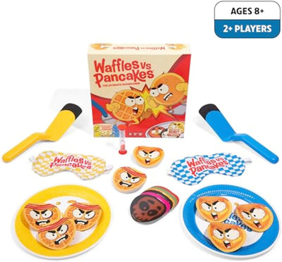 Waffles vs Pancakes - The Breakfast Scoop Up Game for Families Family Games Relatable Games  Paper Skyscraper Gift Shop Charlotte