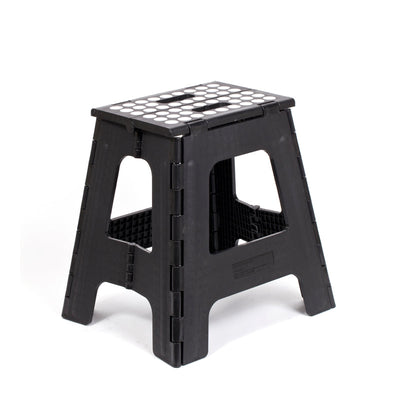 Tall Black Step Folding Stool Gadgets & Tech Kikkerland  Paper Skyscraper Gift Shop Charlotte