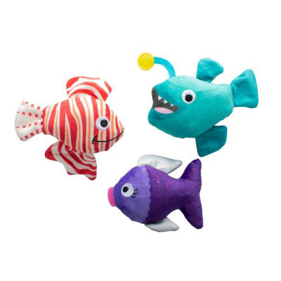 A Fin Small Dog Toy 3 Piece Set Pets Fringe Studio  Paper Skyscraper Gift Shop Charlotte