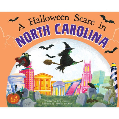 A Halloween Scare in North Carolina by Eric James | Hardcover BOOK Sourcebooks  Paper Skyscraper Gift Shop Charlotte