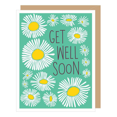 Abstract Daisies | Get Well Card Cards Apartment 2 Cards  Paper Skyscraper Gift Shop Charlotte