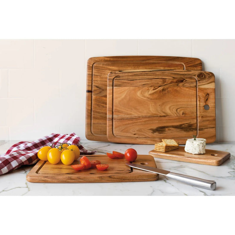 Acacia Wood Cutting Board | 13x8.5in Jewelry Storage Danica Studio (Now Designs)  Paper Skyscraper Gift Shop Charlotte