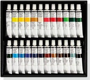 Acrylic Paint Set I 24 Colors Art Supplies Peter Pauper Press, Inc.  Paper Skyscraper Gift Shop Charlotte