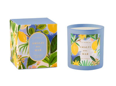 Amalfi Del Mar Candle | 9 Oz. Candles Rifle Paper Co  Paper Skyscraper Gift Shop Charlotte