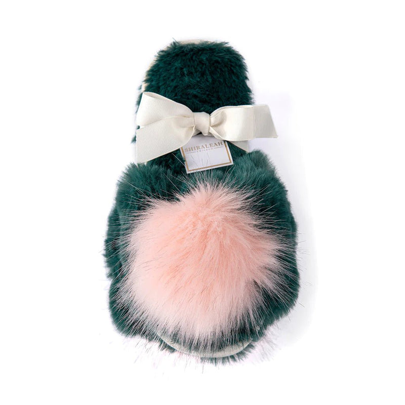 Amor Slippers | GREEN L/XL Beauty + Wellness Shiraleah  Paper Skyscraper Gift Shop Charlotte