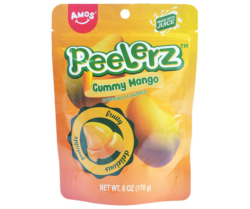 Amos Gummy Peelerz Mango 6oz Bag Food - Chocolates & Candy Grandpa Joe&