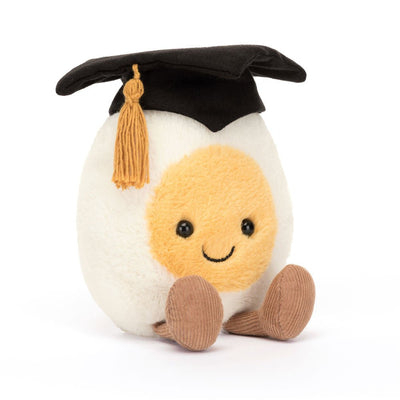 Amuseables Boiled Egg Graduation Stuffed Animals Jellycat  Paper Skyscraper Gift Shop Charlotte