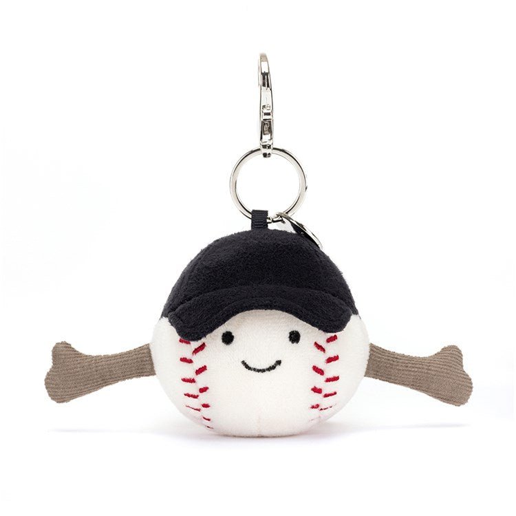 Amuseables Sports Baseball Bag Charm Stuffed Animals Jellycat  Paper Skyscraper Gift Shop Charlotte