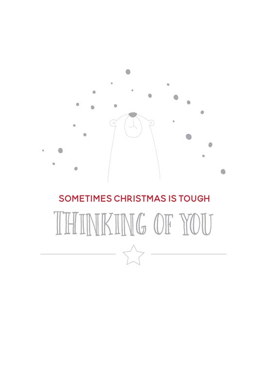 Thinking of You Christmas Card Cards Notes & Queries  Paper Skyscraper Gift Shop Charlotte