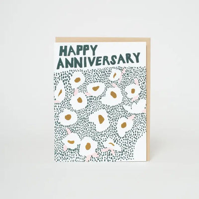 Anniversary Meadow Card  Egg Press Manufacturing  Paper Skyscraper Gift Shop Charlotte