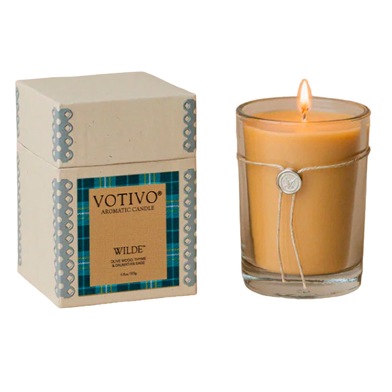 Aromatic Candle | 6.8 oz | Wilde Candle Votivo  Paper Skyscraper Gift Shop Charlotte