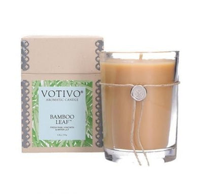 Aromatic Candle | 6.8oz | Bamboo Leaf Candles Votivo  Paper Skyscraper Gift Shop Charlotte