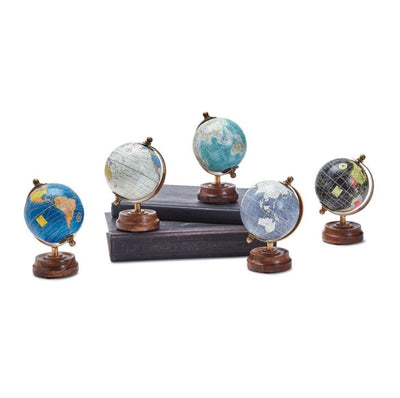 Around the World Mini Globe | Assorted Home Decor Two's Company  Paper Skyscraper Gift Shop Charlotte