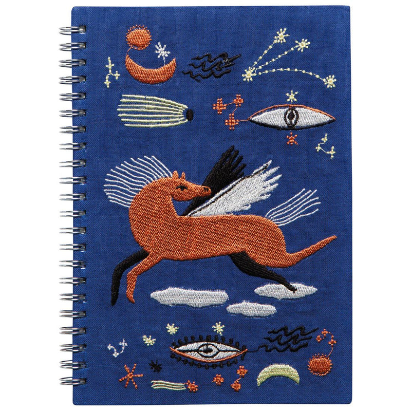 Astral Embroidered Notebook  Danica Studio (Now Designs)  Paper Skyscraper Gift Shop Charlotte