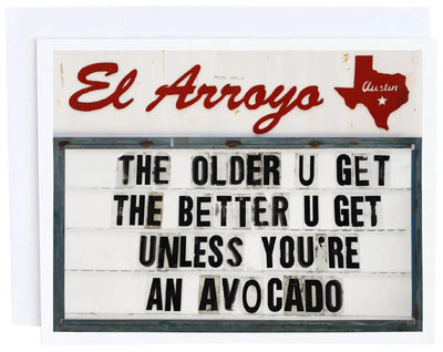 Avocado Card Cards El Arroyo  Paper Skyscraper Gift Shop Charlotte