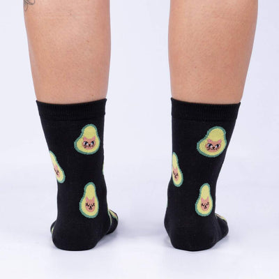 Avocato Women's Crew Socks Socks Sock It to Me  Paper Skyscraper Gift Shop Charlotte