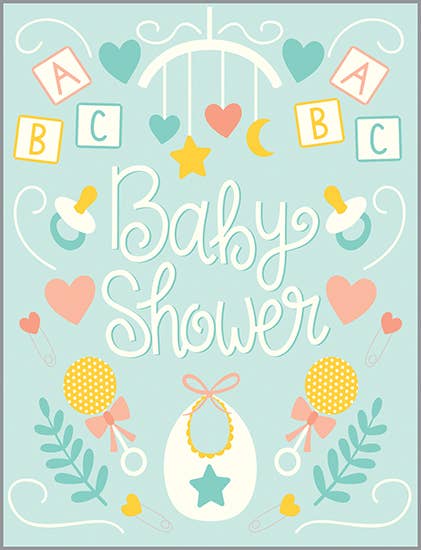 Baby Card - Baby Items  Gina B Designs  Paper Skyscraper Gift Shop Charlotte