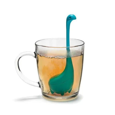 Baby Nessie Tea Infuser (Turquoise) Tea Infusers OTOTO  Paper Skyscraper Gift Shop Charlotte