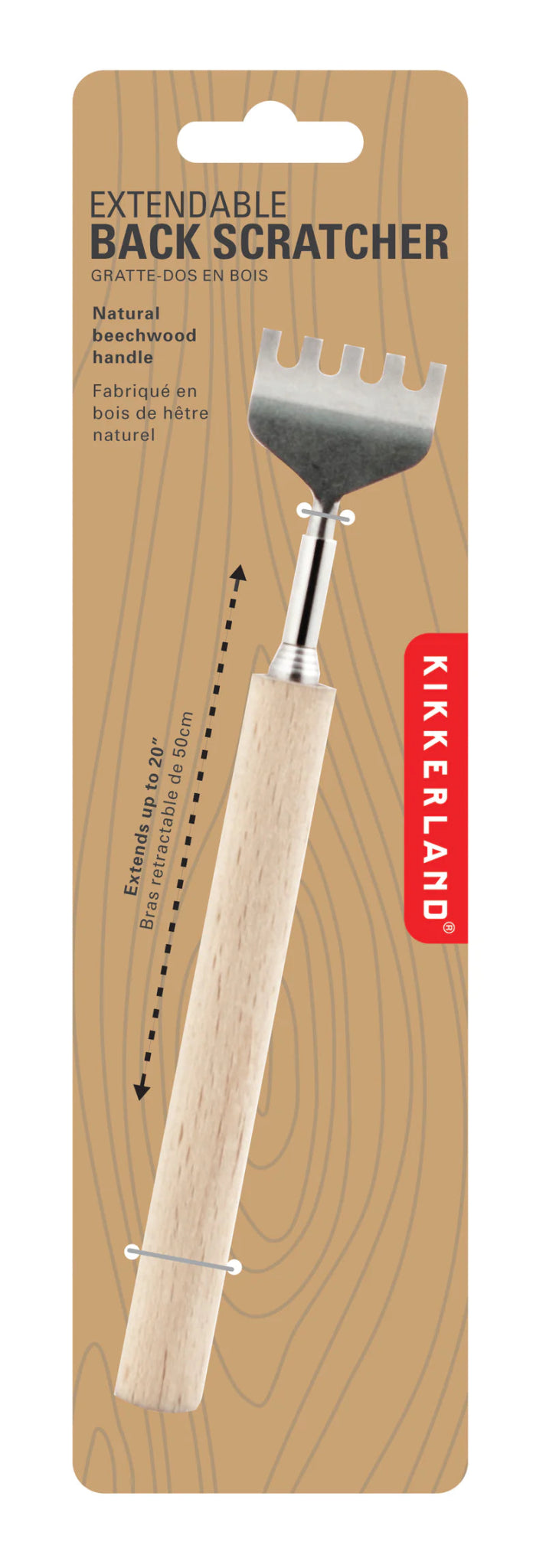 Back Scratcher Wood Handle Personal Kikkerland  Paper Skyscraper Gift Shop Charlotte