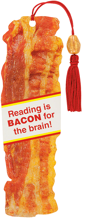 BACON BEADED BOOKMARK Bookmarks Peter Pauper Press, Inc.  Paper Skyscraper Gift Shop Charlotte