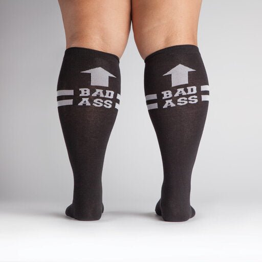 Bad Ass | Stretch It Knee Socks Socks Sock It to Me  Paper Skyscraper Gift Shop Charlotte