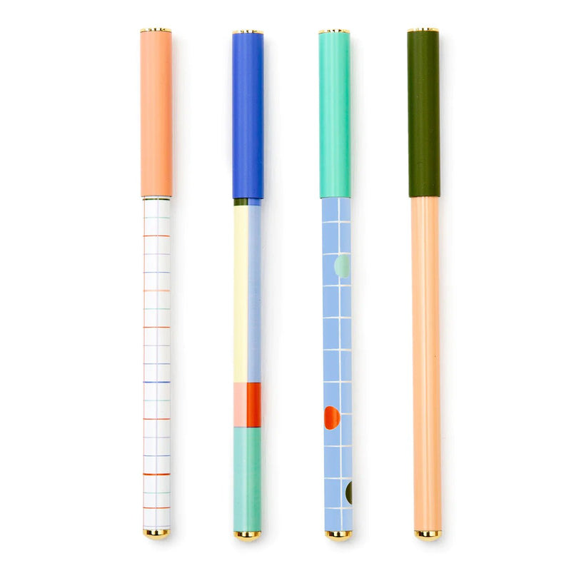 Ballpoint Pens | Set of Four Home Office Kikkerland  Paper Skyscraper Gift Shop Charlotte