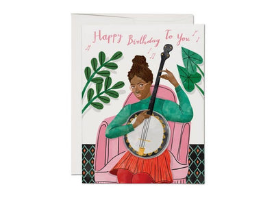 Banjo | Birthday Card Cards Red Cap Cards  Paper Skyscraper Gift Shop Charlotte