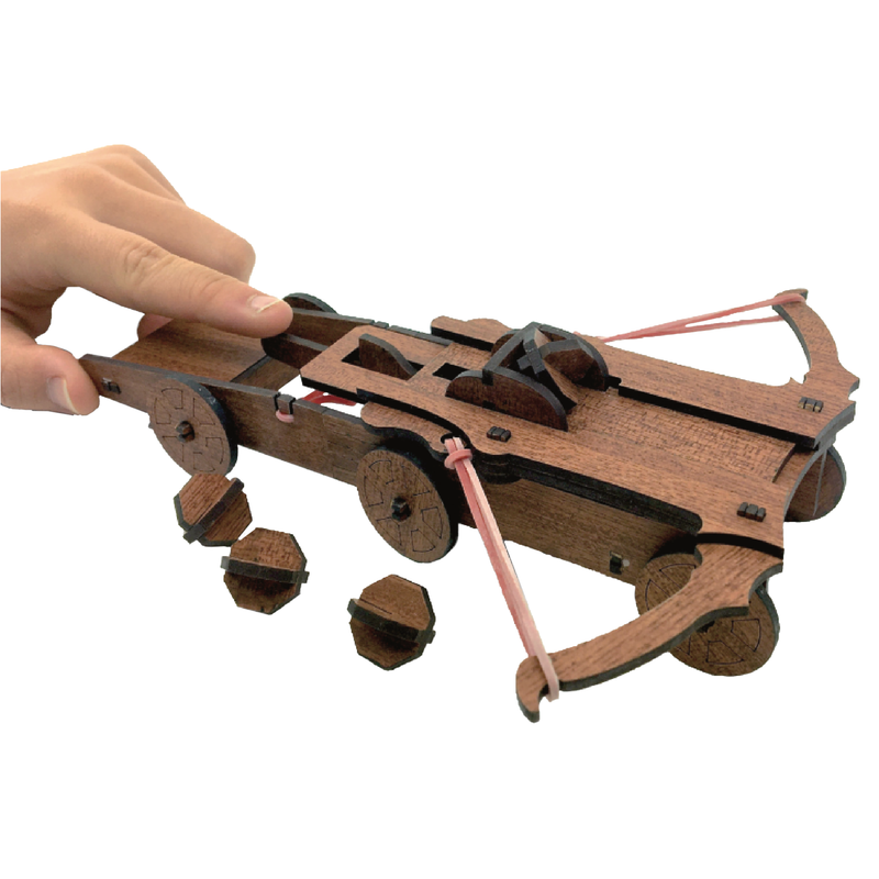 Mini Crossbow : Wooden Engineering Model Building Kit Kids Learning Copernicus Toys Paper Skyscraper Gift Shop Charlotte