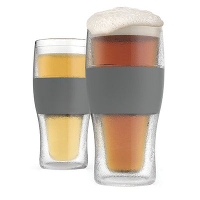 Beer Freeze Cooling Cups | Grey Drinksware True Fabrications Paper Skyscraper Gift Shop Charlotte