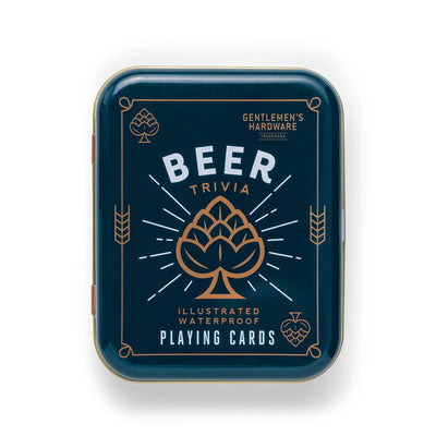 Beer Trivia Playing Cards Games Gentlemen's Hardware  Paper Skyscraper Gift Shop Charlotte