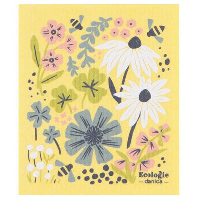 Bees & Blooms Swedish Sponge Cloth Kitchen Danica Studio (Now Designs)  Paper Skyscraper Gift Shop Charlotte