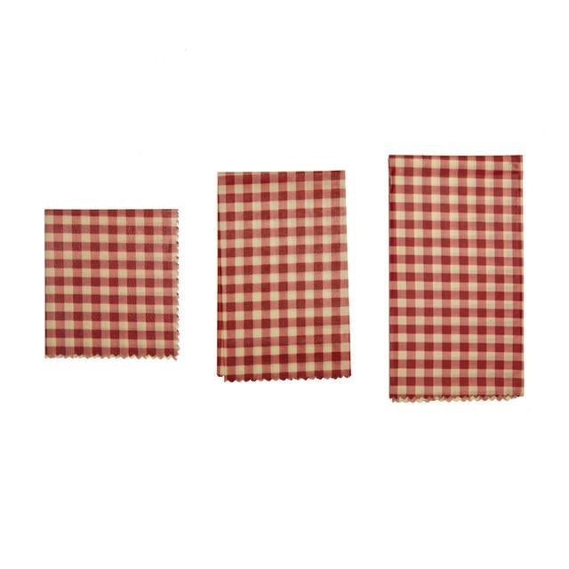 Beeswax Wraps Gingham  Kikkerland  Paper Skyscraper Gift Shop Charlotte