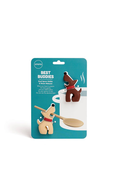 Best Buddies Spoon Holder & Steam Releaser Kitchen OTOTO  Paper Skyscraper Gift Shop Charlotte