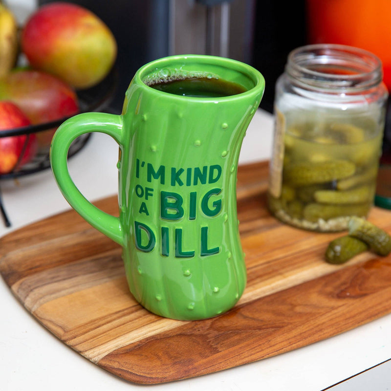 Big Dill Pickle Mug  Big Mouth Inc  Paper Skyscraper Gift Shop Charlotte