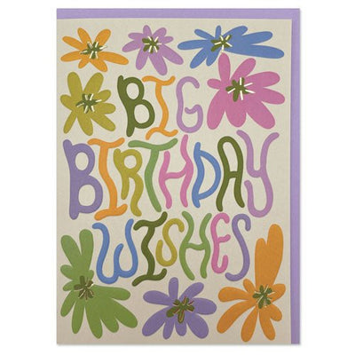 Big Wishes Birthday Card Cards Notes & Queries  Paper Skyscraper Gift Shop Charlotte