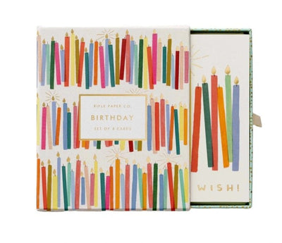 Birthday Candles Keepsake Card Box  Rifle Paper Co  Paper Skyscraper Gift Shop Charlotte