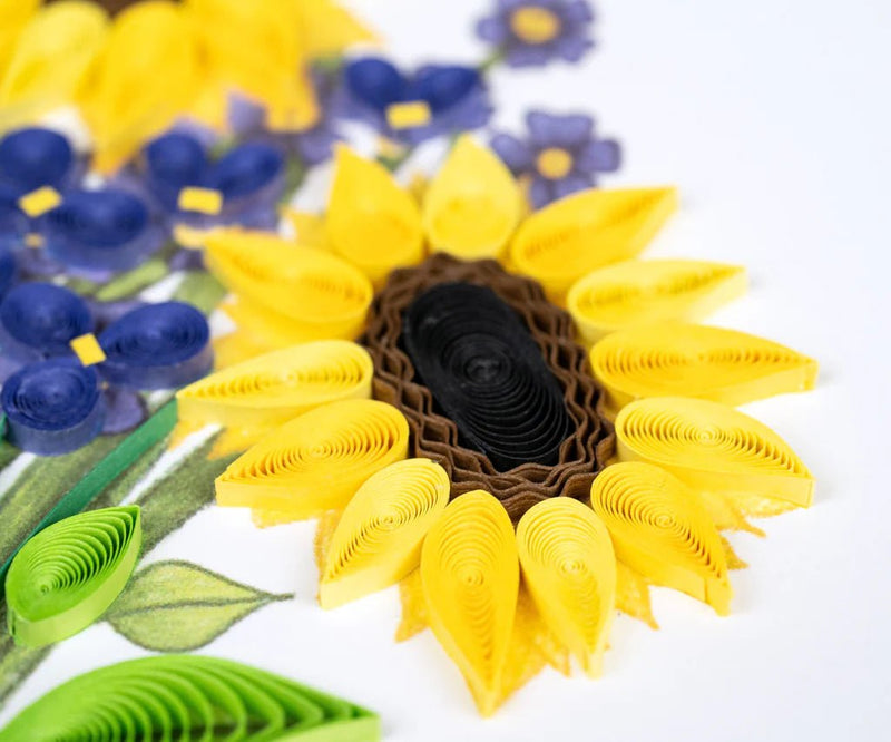 Birthday Sunflower Bouquet Cards Quilling Card  Paper Skyscraper Gift Shop Charlotte