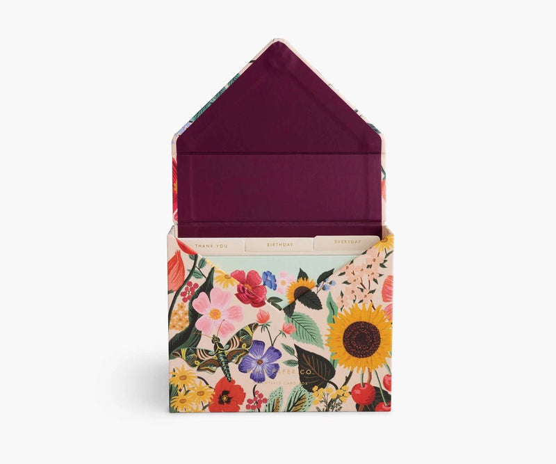 Blossom Essentials Card Box  Rifle Paper Co  Paper Skyscraper Gift Shop Charlotte