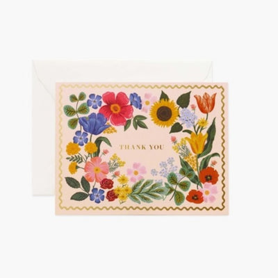 Blossom Thank You Card Cards Rifle Paper Co  Paper Skyscraper Gift Shop Charlotte