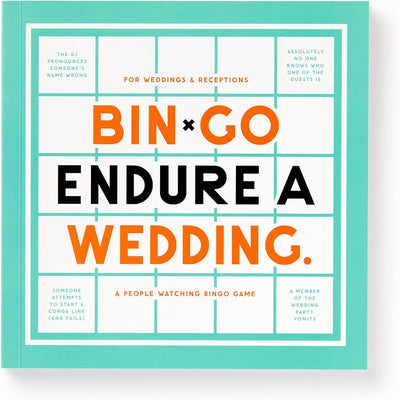 BM Bingo Book Bin-go Endure A Wedding BOOK Chronicle  Paper Skyscraper Gift Shop Charlotte