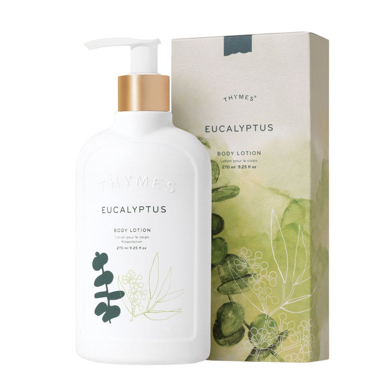 Body Lotion | Eucalyptus Beauty + Wellness Thymes  Paper Skyscraper Gift Shop Charlotte