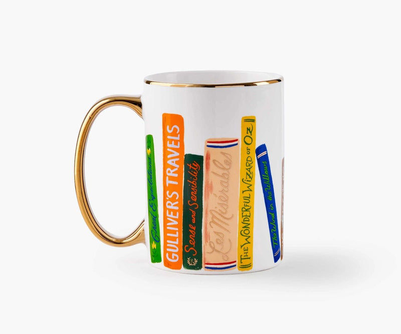 Book Club Porcelain Mug Mugs Rifle Paper Co  Paper Skyscraper Gift Shop Charlotte